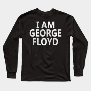 a george floyd Long Sleeve T-Shirt